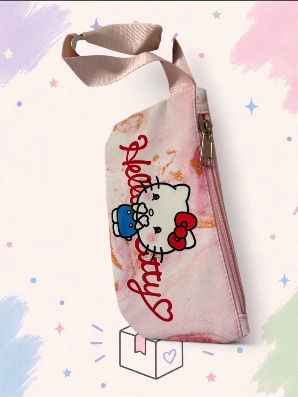 Hello Kitty Inspired 3-Piece Backpack, Lunch Bag & Zipper Pouch Set | New